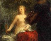 亨利方丹拉图尔 - Woman at Her Toilette